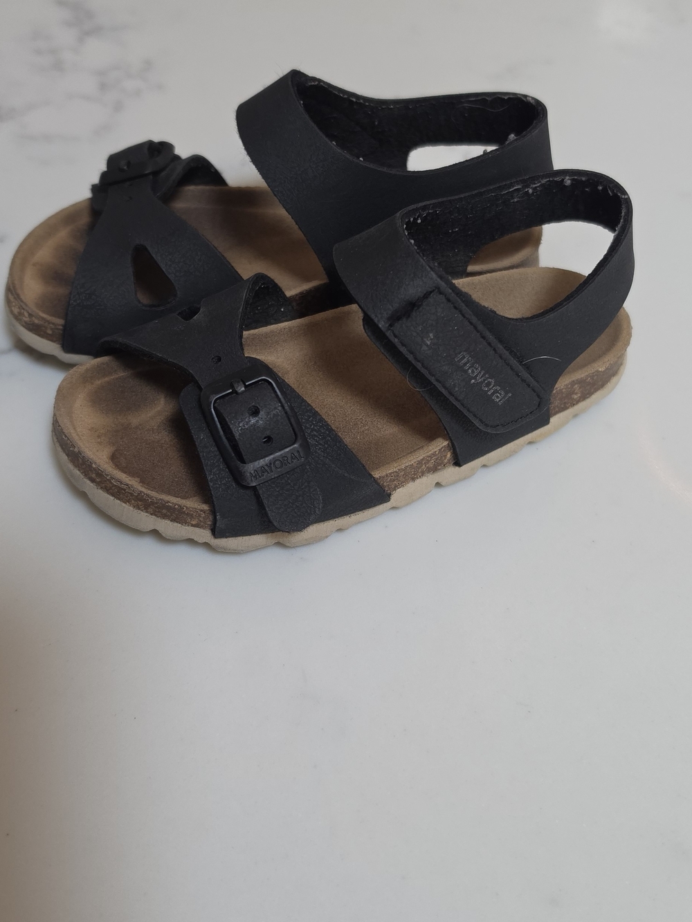 Mayoral Black Toddler Adjustable Strap Sandals - Picture 2 of 6